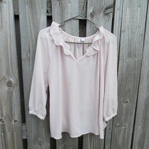 Elle Size S Light Pink Blouse